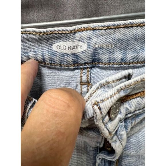 Old‎ Navy Boyfriend Shorts Womens Small Blue Cutoff Distressed Pocketed Ladies. - Picture 4 of 8